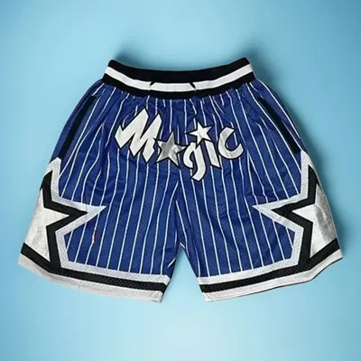 2025 Trendy Chicago Bulls American Vintage Basketball Embroidery Magic Raptors Shorts Summer Loose