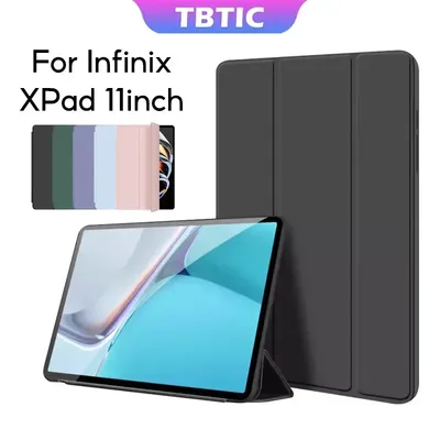 TBTIC Protective Inclusive Case for Infinix XPAD Without Pen Pencil Slot Holder Soft PU Leather Flip