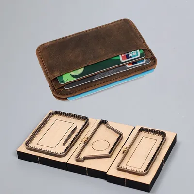 10x7x1cm cardholder simple wallet Leather Craft cutting dies knife mold iron blade cutter