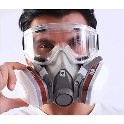 New 7in1/16in1 6200 Dust Gas Respirator Half Face Dust Mask For Painting Spraying Organic Vapor