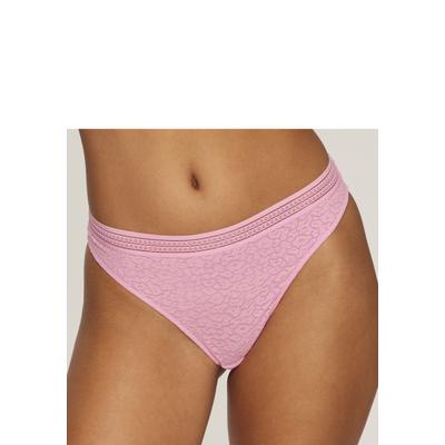 String LASCANA, Damen, Gr. 44/46, pink, Spitze, Obermaterial: 85% Polyamid, 15% Elasthan, Unterhosen, aus Spitze in Leo-