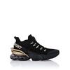 Sneaker PLEIN SPORT "Tiger Attack//Gen.x.04", Gr. 47, Normalschaft, 0216, schwarz, gold, Schuhe