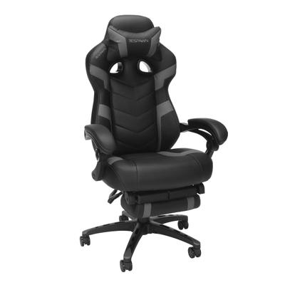 Respawn 110 Pro Ergonomic Bonded Leather Computer Gaming Chair, Black/gray