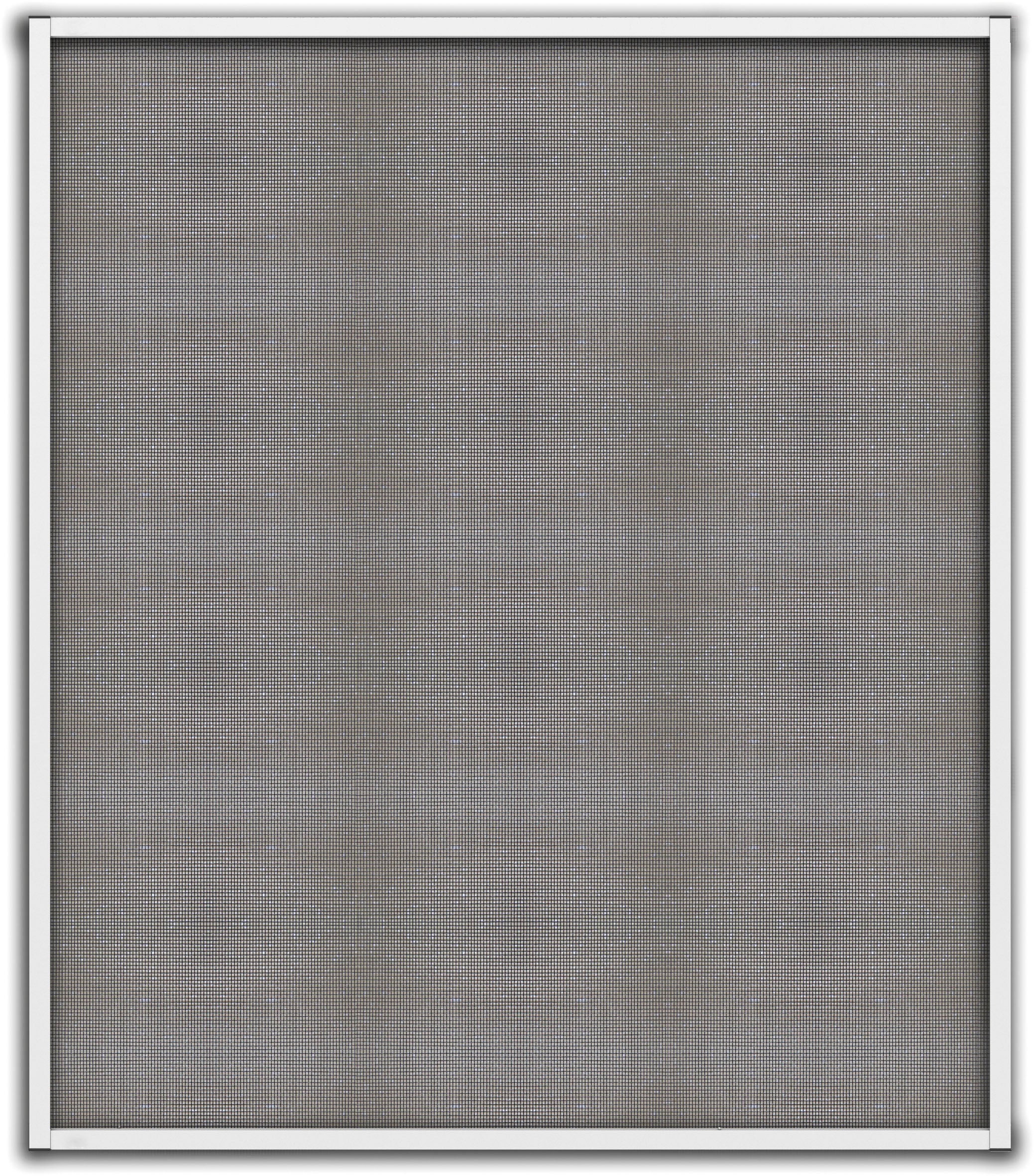 Insektenschutz-Fensterrahmen HECHT INTERNATIONAL "MASTER SLIM", weiß (rahmen: weiß gewebe: anthrazit), B:100cm H:120cm, Insektenschutzgitter