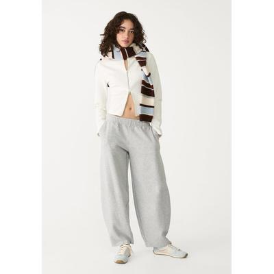Stradivarius Balloon jogger trousers Grey melange XL