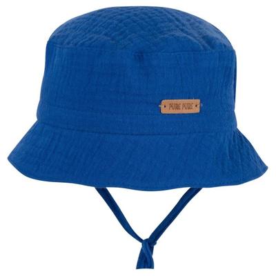 Pure Pure - Kid's Binde-Hut Mull - Hut Gr 45 cm blau Image