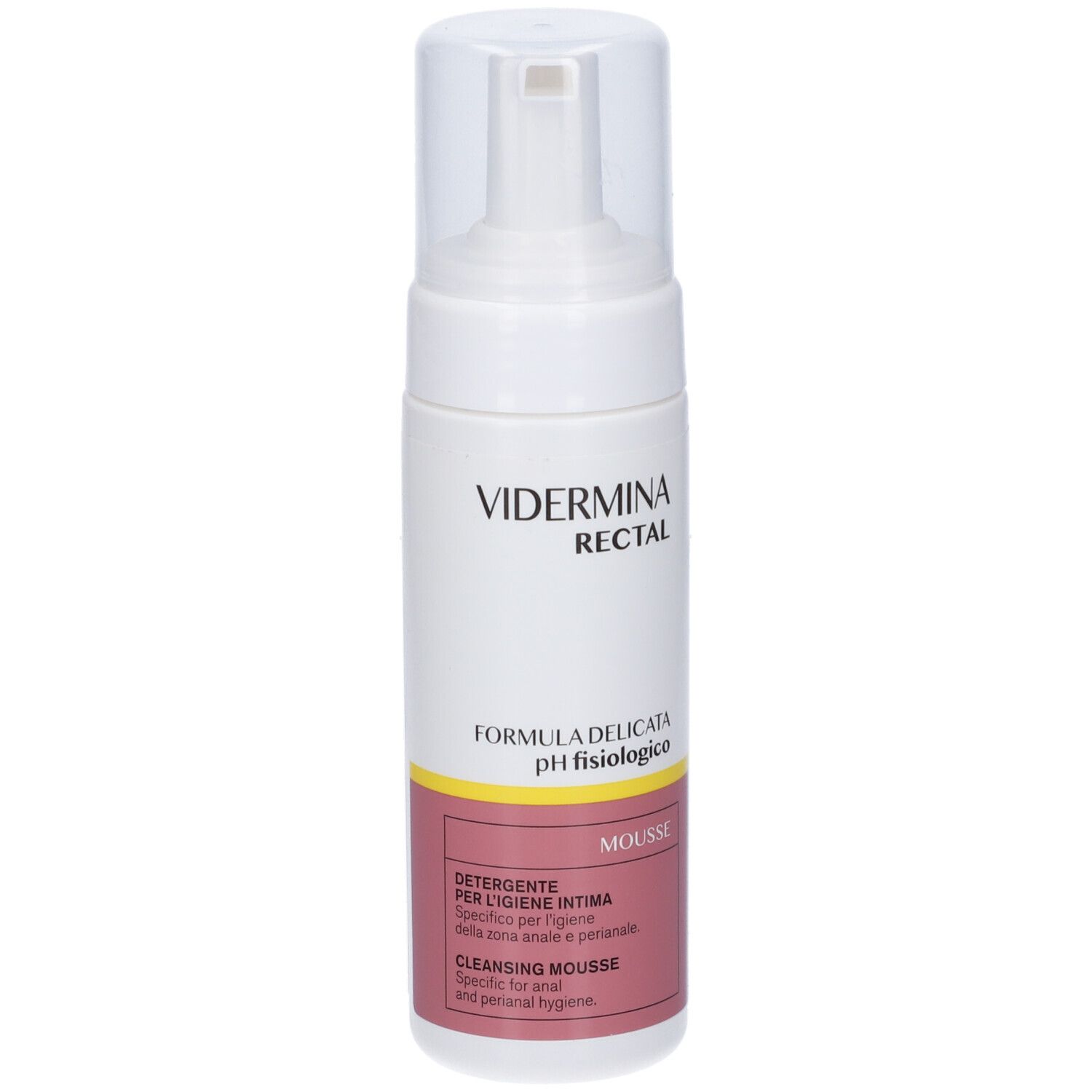 Vidermina Rectal Mousse 165 ml Detergente