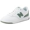 Sneaker NEW BALANCE "BB80", Gr. 42,5, oyster weiß, grün, Leder, sportlich, Schuhe, von dem New Balance 550 inspiriert