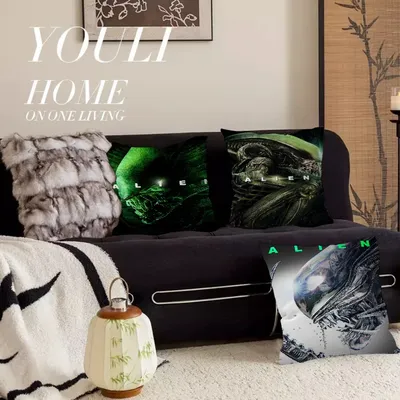 Horrorfilm A-Alien Kissen Kissenbezug Kissenbezug Wohnzimmer Sofa Home Decor individuell Image