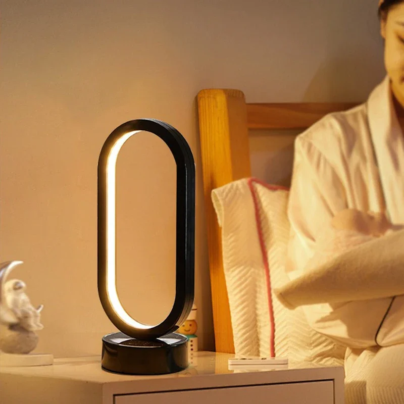 LED Tisch lampe USB-Stecker in 3 Farben Beleuchtung Nachttisch Licht Wohnzimmer Dekoration Schreibtisch lampe Beleuchtung