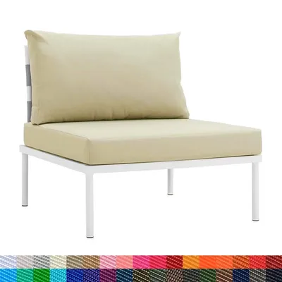 Waterproof Garden Chair Cushion Custom Sofa Backrest Pillow Back and Seat Cushion Set Chair Seat Pad Image