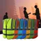 L-4xl Traffic Clothing Reflective Clothing Bright Fluorescent Work Clothes For Women & Men With