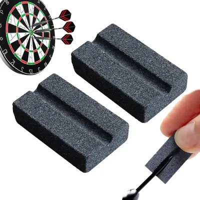 V-Form Dart Spitzer Tragbare Spitze Punkt Dart Schärfen Stein Werkzeuge Langlebiges Dart Zubehör Für Image