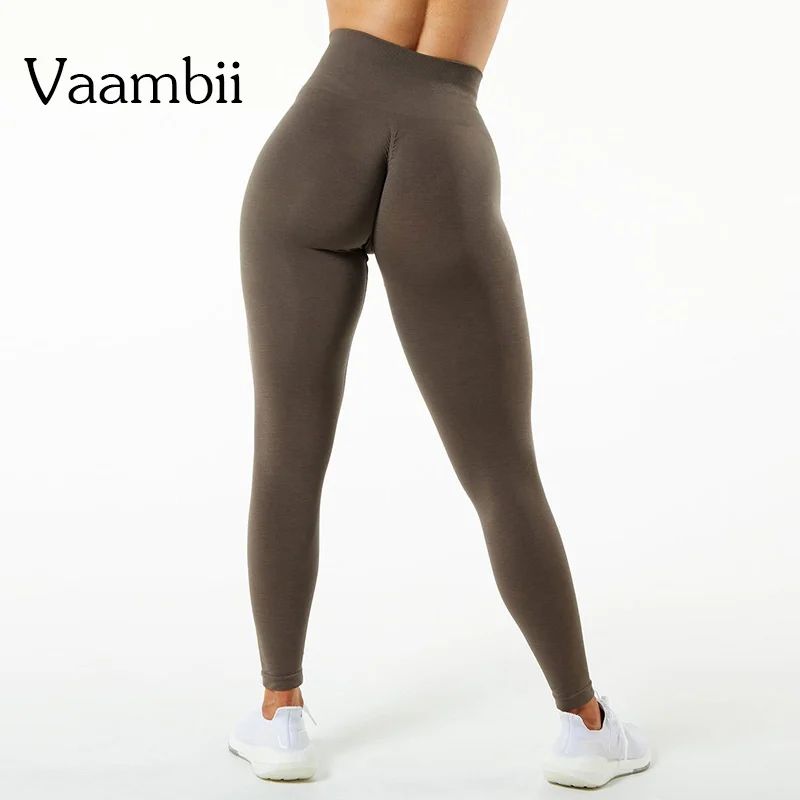 Scrunch Butt Sporthose, nahtlos, für Fitnessstudio, Laufen, schnell trocknend, Sport, Hüftheben, Yoga, hohe Taille, Yogahose, Leggings, Activewear Image
