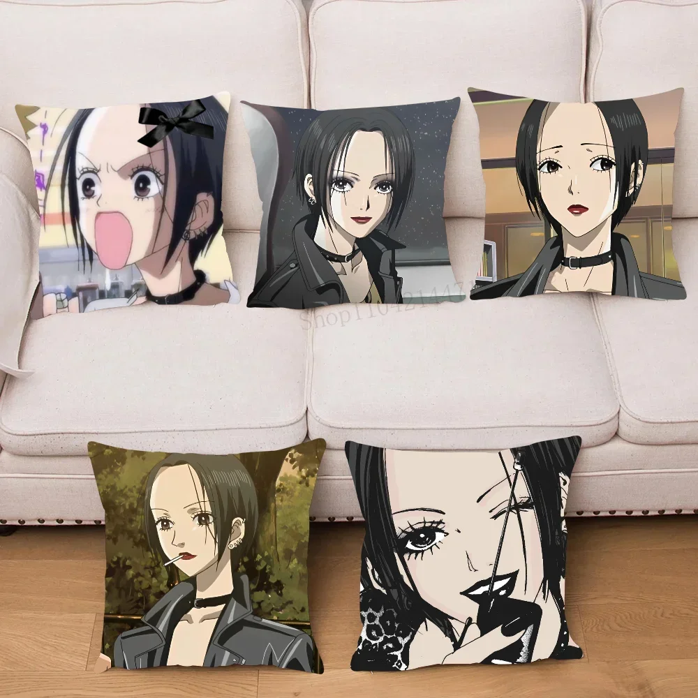 1pc Japanische Klassische Anime NANA Kissen Fall Platz Schlafzimmer Sofa Freizeit Komfort Kissen Auto Wohnzimmer Hause Dekoration