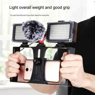 Kamera Handheld Kamera stehen Handy Video Live-Video Kaninchen Käfig Follow-up Stabilisator
