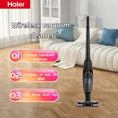 TEMU Haier High Cordless Vacuum Cleaner With 27kpa & Brushless Motor For Pet Hair Cleaning, 45 Minutes , Vertical And Handheld 2-in-1, Anti-hair Wrap Vacuum,, Hepa Filter For Dust Mites