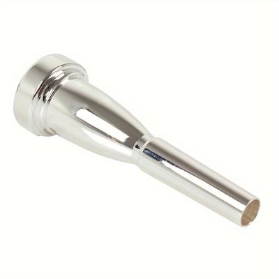 TEMU High-quality 3c Trumpet Mouthpiece, Bb Professional Small Trumpet Accessory, Golden Plated Copper Alloy, Ideal For , Bach, & King - Perfect Gift For To Players