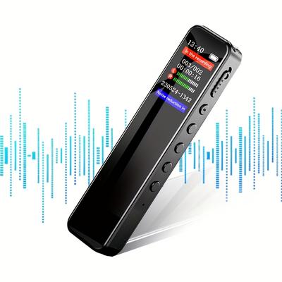 TEMU Voice-activated Recorder That Supports Mp3 Music , A Portable Tape Recorder With Audio Recording Capabilities And Features.