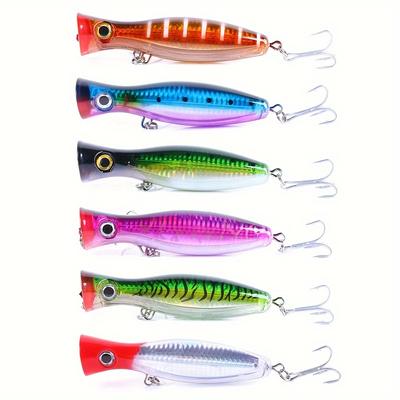 TEMU 6pcs Lures - Abs Plastic Lures