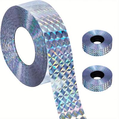 TEMU 2 Rolls Bird Scare Tape, 328ft Double Sided Bird Repellent Scare Tape, Bird And Deterrent Reflective Tape For