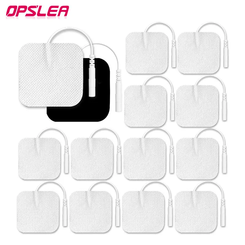 EMS TENS Einheit Elektroden Pad Physiotherapie Massage Maschine Gel Patch Niederfrequenz Puls Körper Massager Elektroden Pads Gesundheit Image