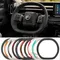 Coprivolante per auto in pelle per Citroen e-C3 2024 Accessori auto antiscivolo per auto