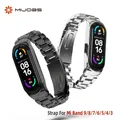 Bracelet pour Mi Band 10 9 8 7 6 5 4 3 Bracelet pour Xiaomi Mi Band 9 Correa Bracelet de montre en métal pour Mi Band 8 Bracelet accessoires
