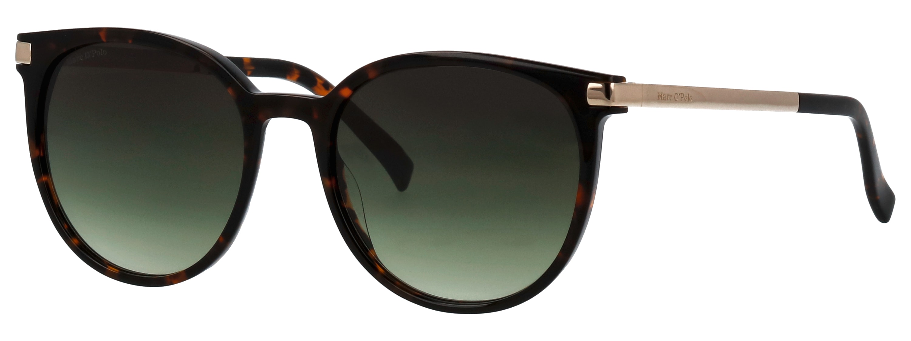 Sonnenbrille MARC O'POLO "506216", Damen, dunkelhavanna, Sonnenbrillen, Form Panto, Logoschriftzug auf Bügel und Glas, Polyamid UV 400 Image