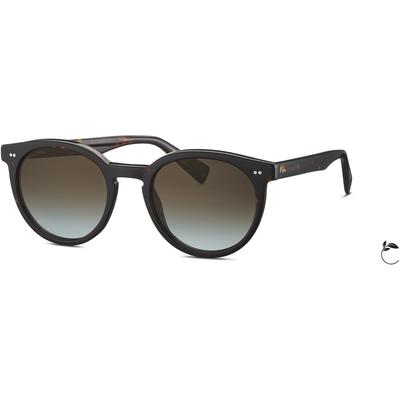 Sonnenbrille MARC O'POLO "506220", Damen, dunkelhavanna, casual, Brillen, Form Panto, Logoschriftzug auf Bügel und Glas, CR 39 Image