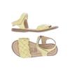 Friboo Damen Kinderschuhe, Gr. 32, gelb, Leder