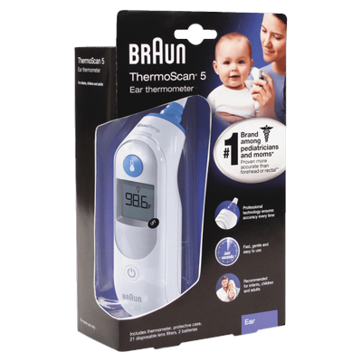 Braun Honeywell Thermoscan 5 Ear Thermometer