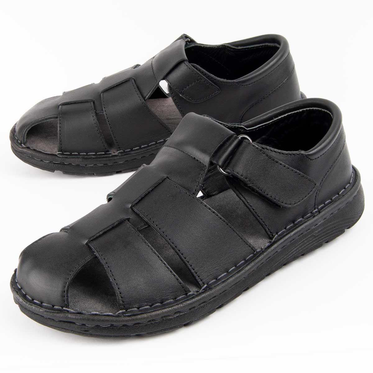 Purapiel Sandale Beira7 Schwarz 45