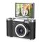 HD-Digitalkameras 4K 1080p, einfach zu bedienende, drehbare 2,4-Zoll-LCD-Bildschirm-CCD-Kamera