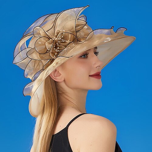 1950er Retro Vintage Derby Hut Kirchenhut Kentucky Derby Hut Dame Adelige Frauen Valentinstag Derby Ascot Pferderennfestival Erwachsenen Hut Frühling Sommer Image