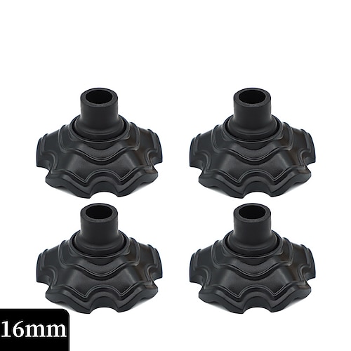 Anti-Rutsch-Fußmanschetten mit verstärkter Unterseite - langlebige Beinkappen für Campingstühle Tische - zusätzlicher Halt auf unebenen Oberflächen Image