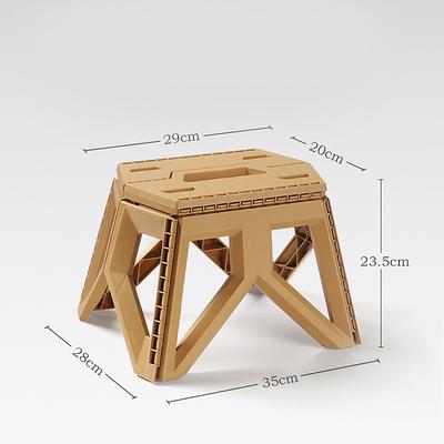 1Pc Heavy Duty Folding Stool Collapsible Stool Thick Plastic, Portable Easy Carry for Camping Outdoor Use