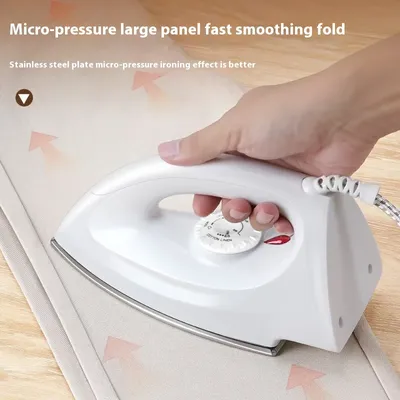 Handheld Portable Household Electric Iron 1000W 5-speed Adjustable Dry Ironing Waterless Iron