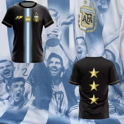 24-25 Hot Selling Argentina 3 Stars Malvinas Islands Football Shirt Youth Kids Sport Training
