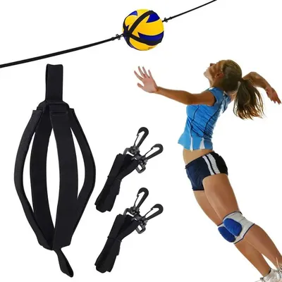 Practice Volleyball Spike Training Accessories Adjustable Trainer Volleyball Aid System Outdoor