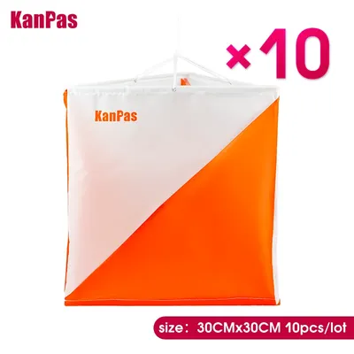 KANPAS 30*30cm orienteering marker flag/10pcs/lot /control flag/control marker