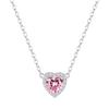 Trilani - Halskette Herz aus Sterling Silber in Silber mit Zirkonia Ketten 1 ct Damen (49.99 € / 1 ct)