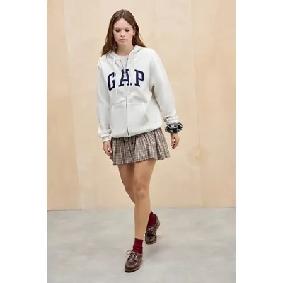 GAP Stone Heritage Hoodie - Cream XS at Urban Outfitters