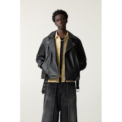 Faux Leather Biker Jacket