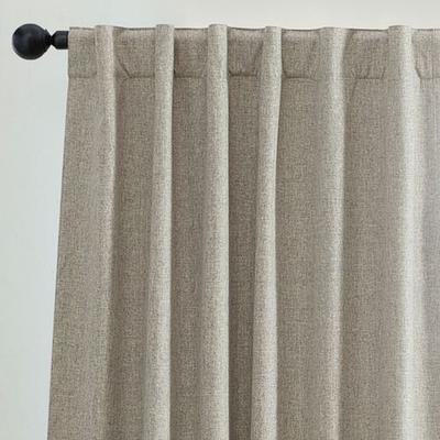 Ladora Curtain Panel, 52 x 95, Beige