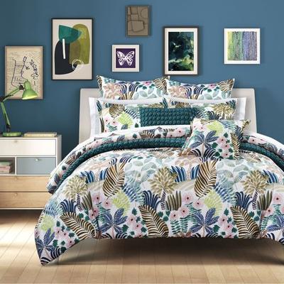 Rainforest Comforter Set Teal, Twin, Teal