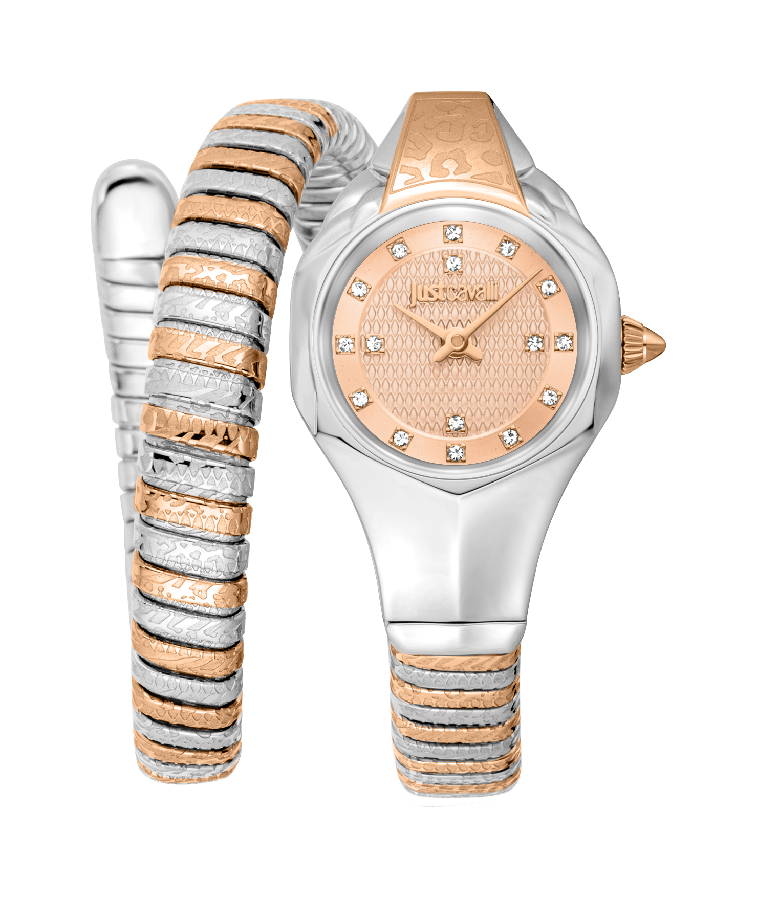 Just Cavalli Womens Amalfi Quartz Rose Gold Dial Ladies Watch - One Size | Just Cavalli Sale | Discount Designer Brands