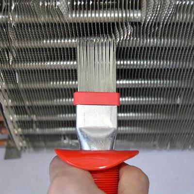 TEMU Air Conditioner Fin Cleaning Tool - Stainless Steel Coil Comb With Handle, Auto-adjusts For All Sizes, Hvac Condenser & Radiator Brush