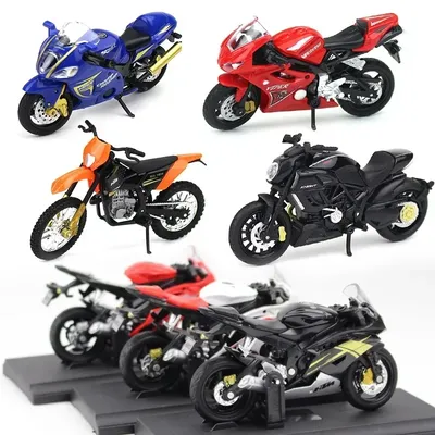 1:18 scala Triumph 675 lega Scooter Sport Bike figurine diecast giocattoli per bambini veicoli da