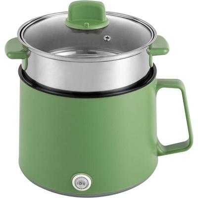 1.7L Elektrischer Hot Pot Topf, Multifunktions Elektro Kochtopf mit Dampfgarer Warmhaltefunktion Image